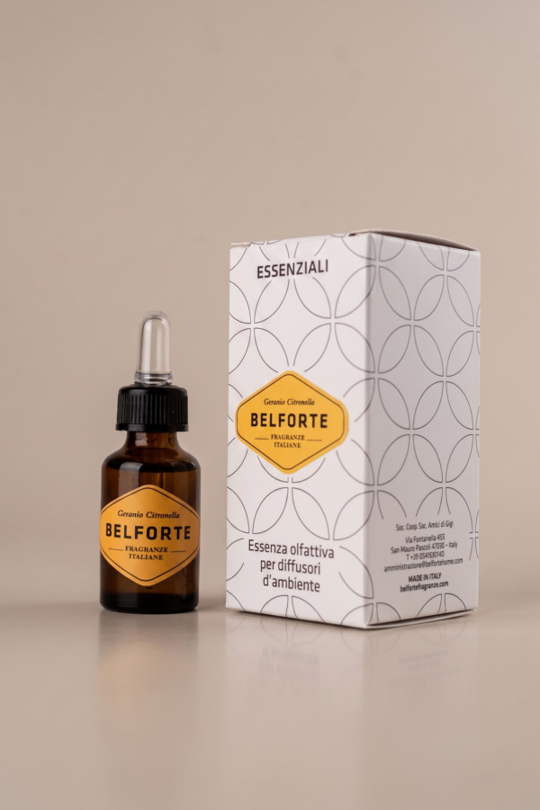 Olio essenziale olfattivo - Geranio e Citronella