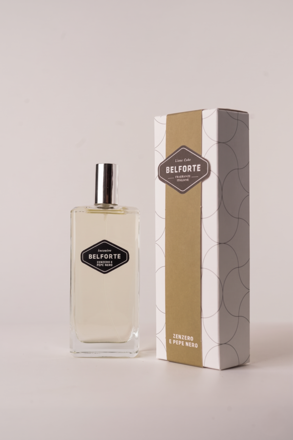 SPRAY AMBIENTE in vetro Zenzero e Pepe Nero 100 ml