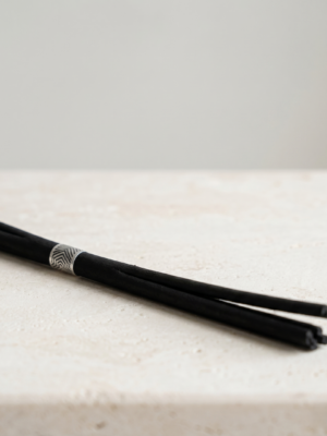 Set di bastoncini in rattan NERO