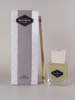 Diffusore bastoncini fragranza CUOIO DI RUSSIA