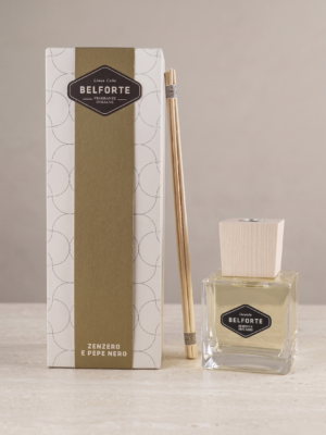 Diffusore bastoncini fragranza ZENZERO E PEPE NERO