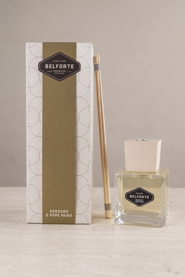 Diffusore bastoncini fragranza ZENZERO E PEPE NERO