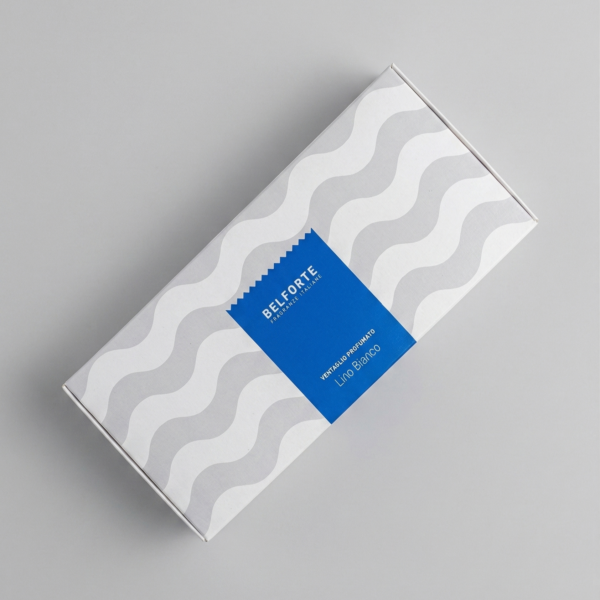 Ventaglio Gift Box Lino Bianco