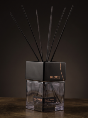 Diffusore Tappo Nero in Ceramica Kintsugi Crescentini x Belforte