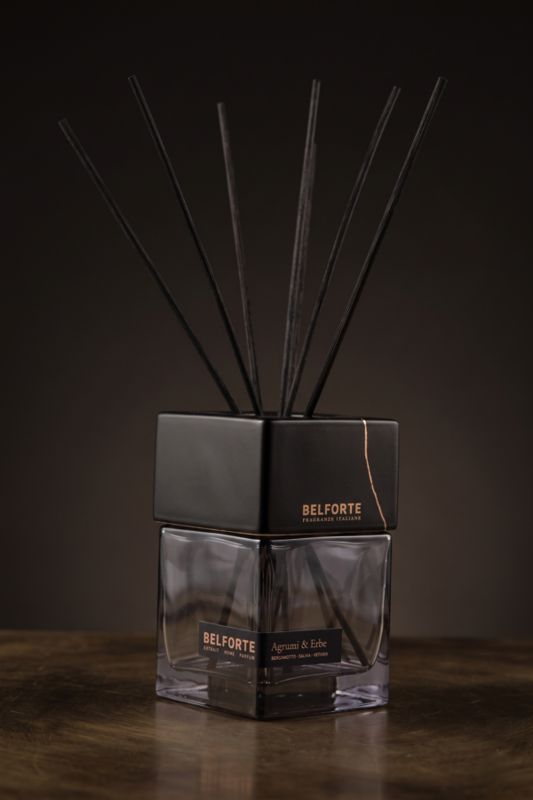 Diffusore Tappo Nero in Ceramica Kintsugi Crescentini x Belforte