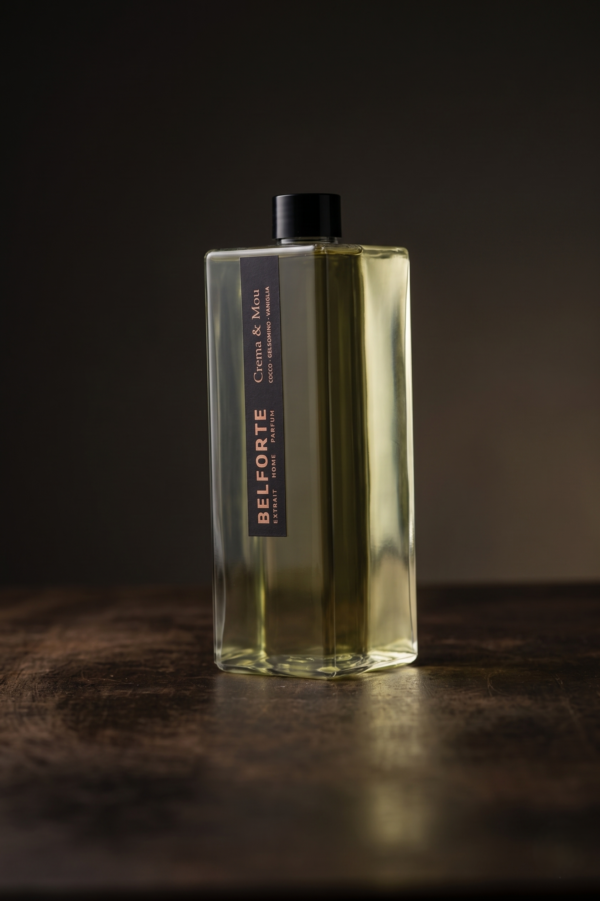 Ricarica Extrait Home Parfum Crema e Mou 500 ml con Bastoncini